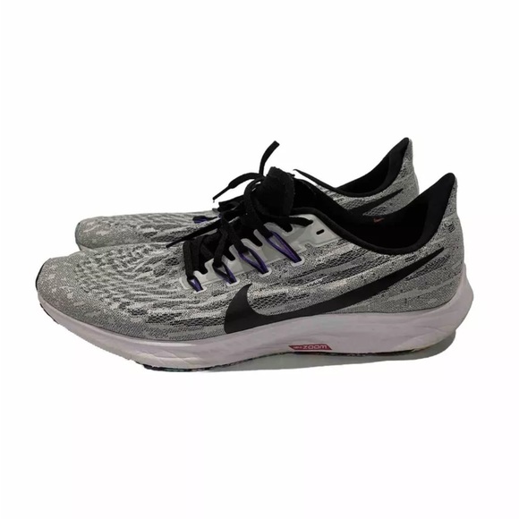 Nike Air Zoom Pegasus 36 Grey Men’s Size 15- AQ2203-104 Grey Black Nike Running - Picture 1 of 10